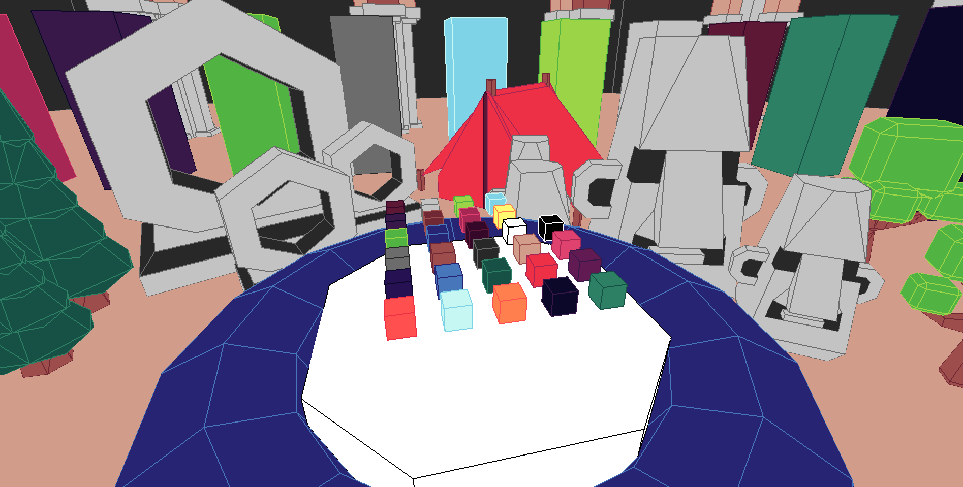 Low-Poly Precision Outline Shader for Godot 4 Artwork